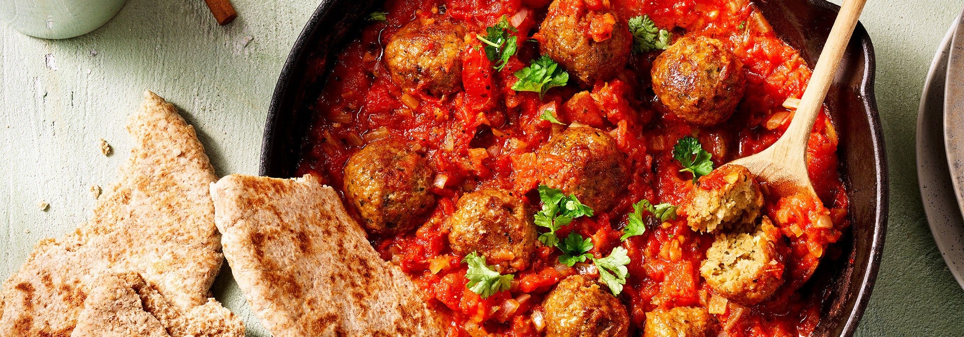 Shakshuka with Vegan Falafels