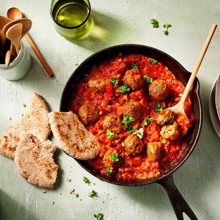 Shakshuka with Vegan Falafels