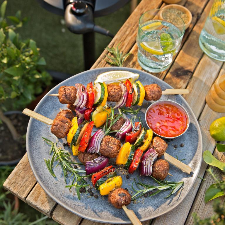 Vegan Balls Skewers Vegan Balls Skewers
